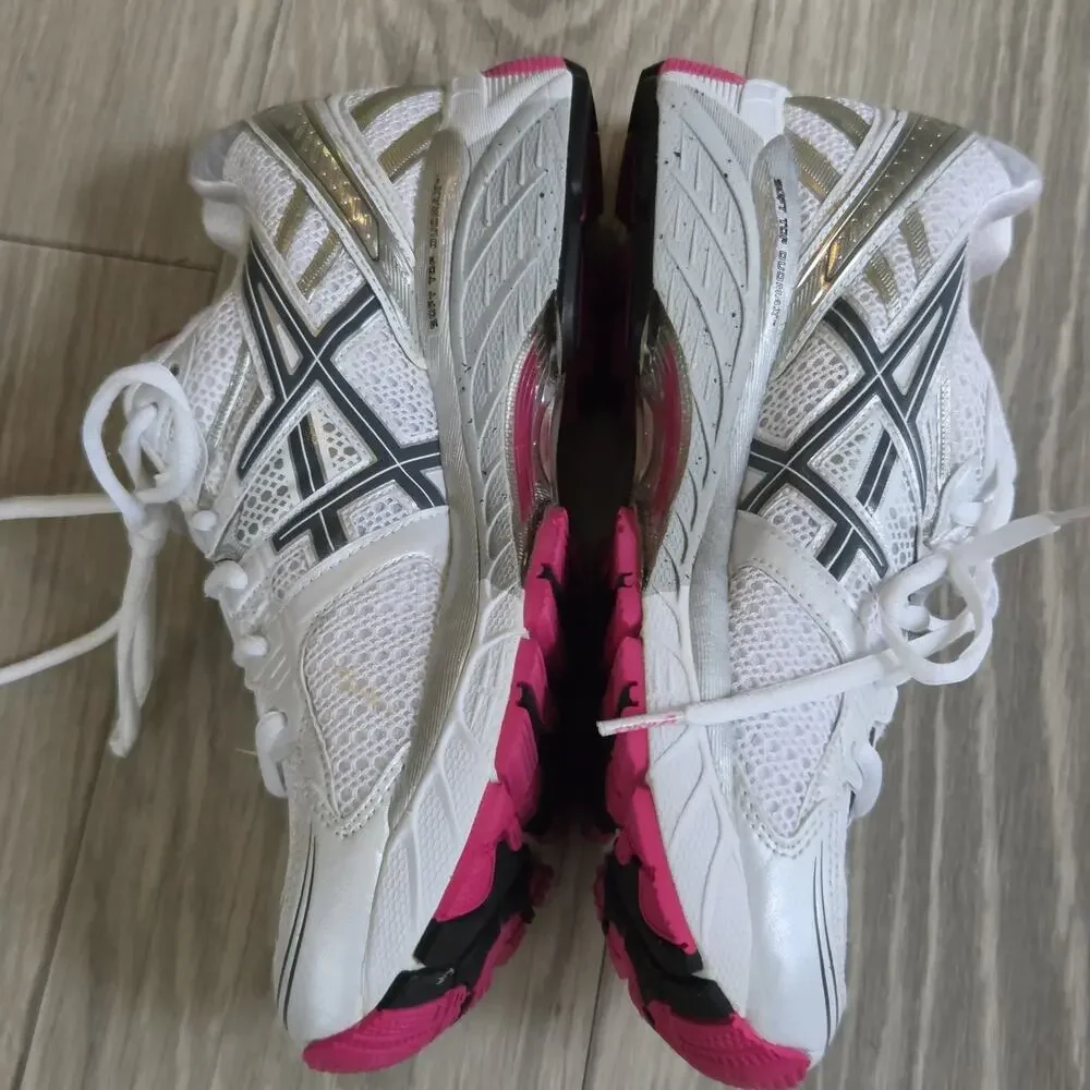 Asics Gel-Kayano 17 Running Women’s US 8.5 White Pink T150N Sneakers